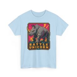 Battle Unicorn - Unisex T-Shirt – Funny Rhino - Fantasy Animal - Image 21