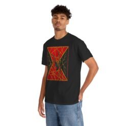 Black Widow – Unisex T-Shirt – Deadly Icon, Comic Book Style - Image 8