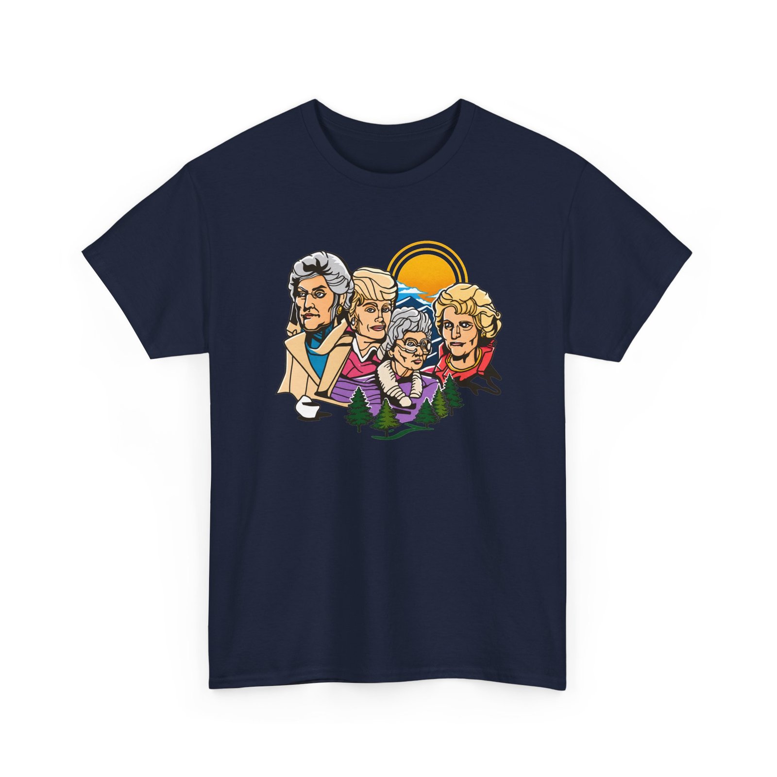 Mount Goldmore - Unisex T-Shirt – Golden Girls Mount Rushmore Parody and Classic TV - Image 28