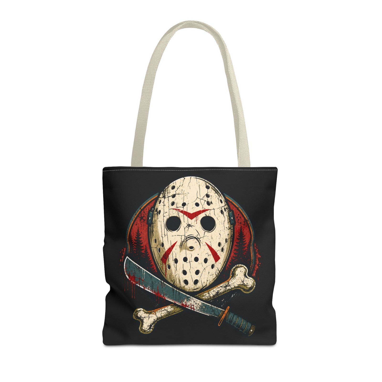 Jason Voorhees Jolly Roger - Tote Bag – Friday the 13th Horror - Image 41