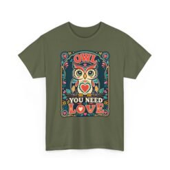 Owl You Need Is Love – Unisex T-Shirt – A Hoot of a Love Story - Image 10