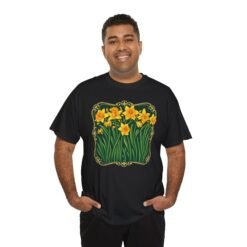 Daffodils – Unisex T-Shirt – Bloom with Bright Energy - Image 10