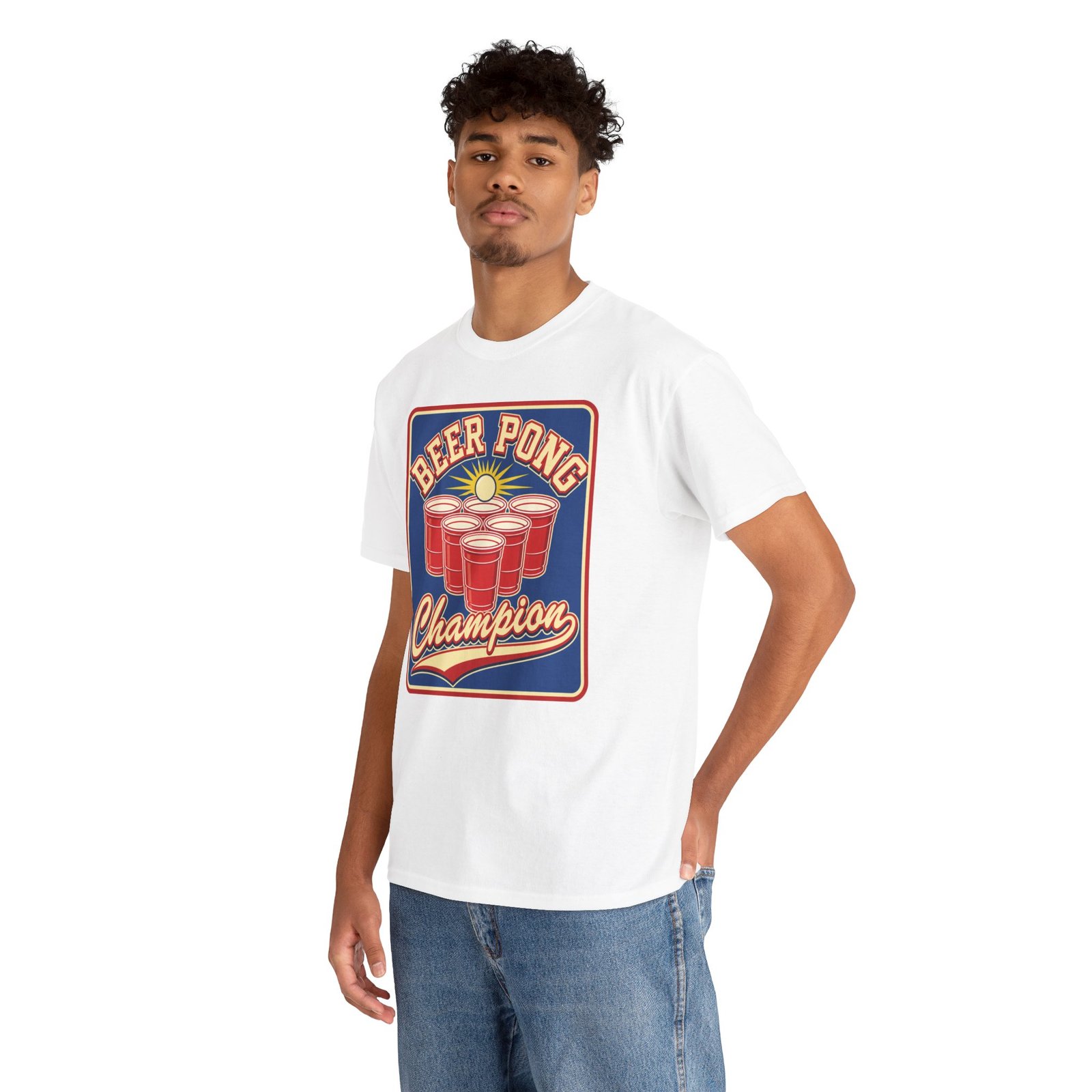 Beer Pong Champion – Unisex T-Shirt – Raise Your Cup to Victory - Image 14