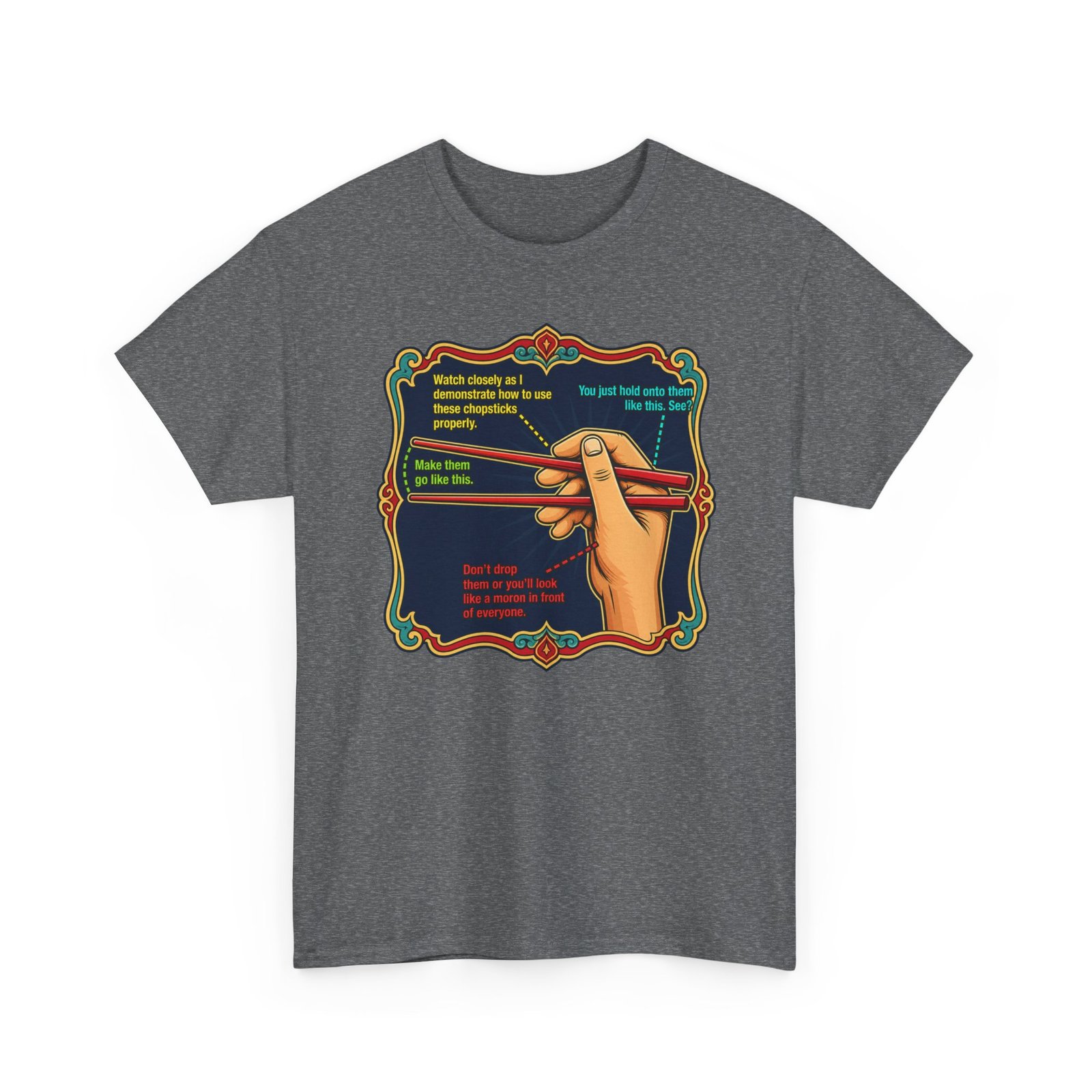 Chopsticks 101 – Unisex T-Shirt – Master the Art, One Bite at a Time - Image 18