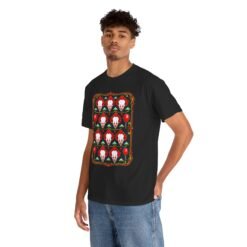 Scary Clown Halloween Christmas – Unisex T-Shirt – From Spooky Season to Scary Christmas - Image 9