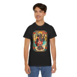 Krampus Island – Unisex T-Shirt – Naughty List, Meet Paradise - Image 6