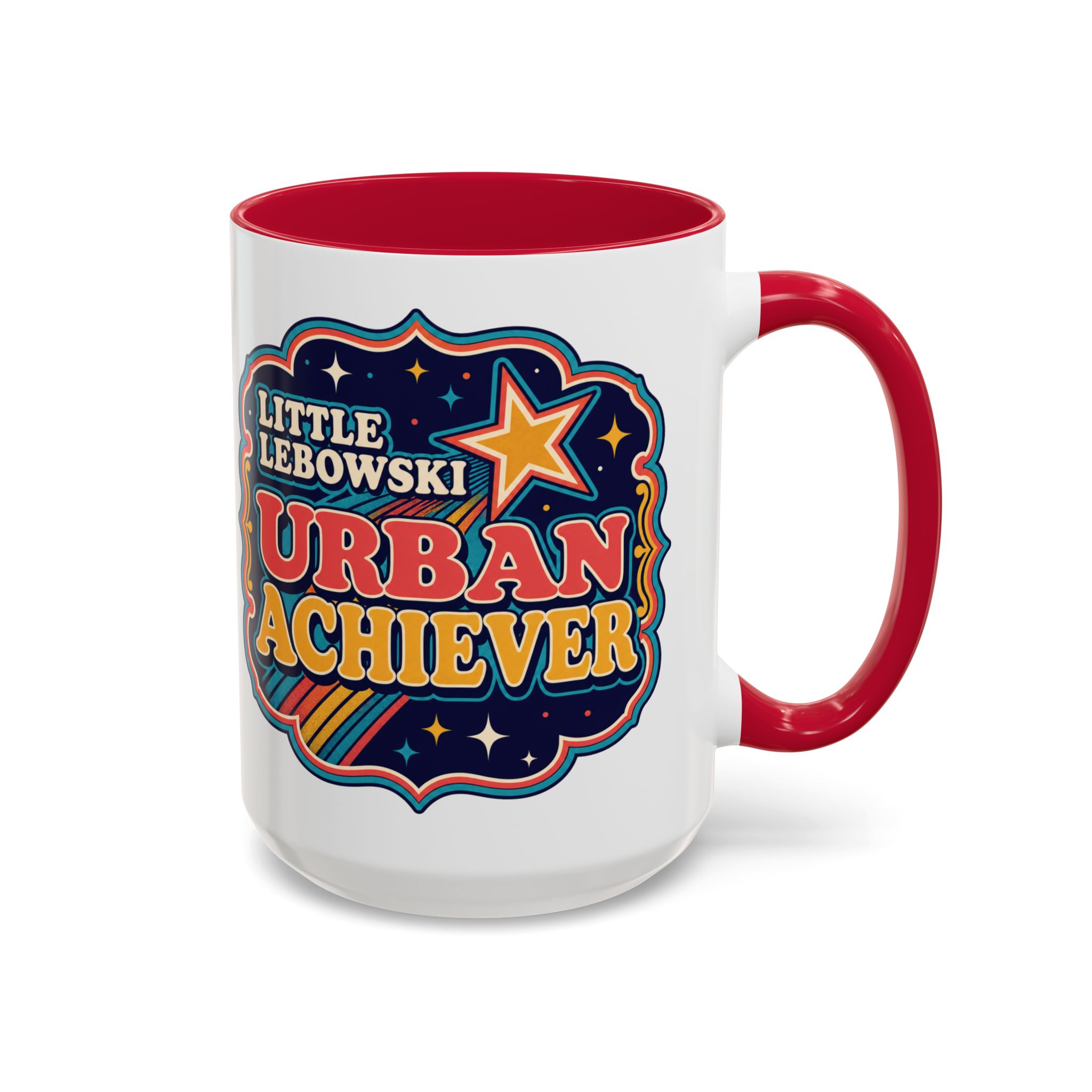 Little Lebowski Urban Achiever – Accent Color Mug – Modest Goals, Strong Coffee - Image 43