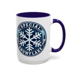 Special Snowflake – Color Accent Mug – Uniquely Caffeinated - Image 11