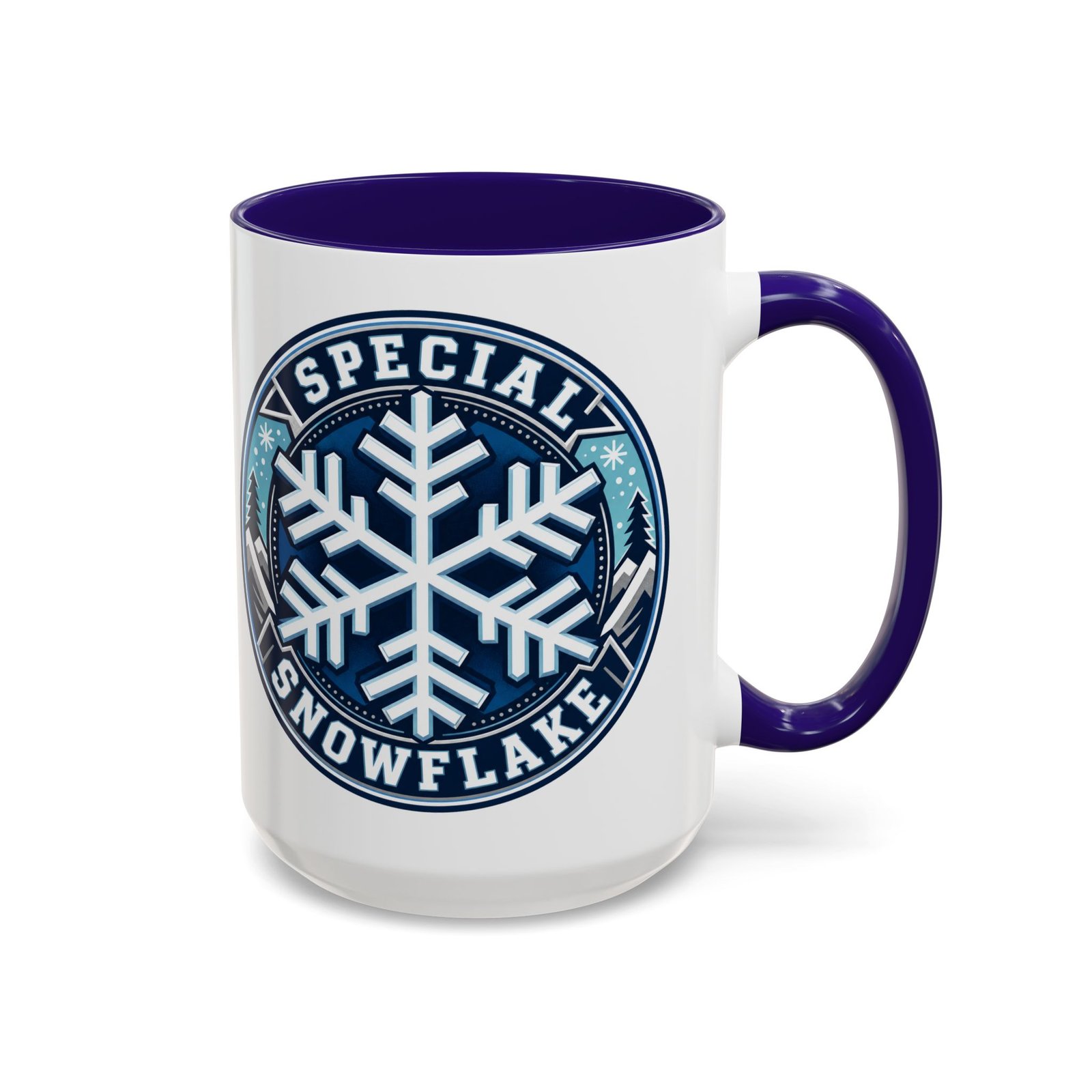Special Snowflake – Color Accent Mug – Uniquely Caffeinated - Image 11