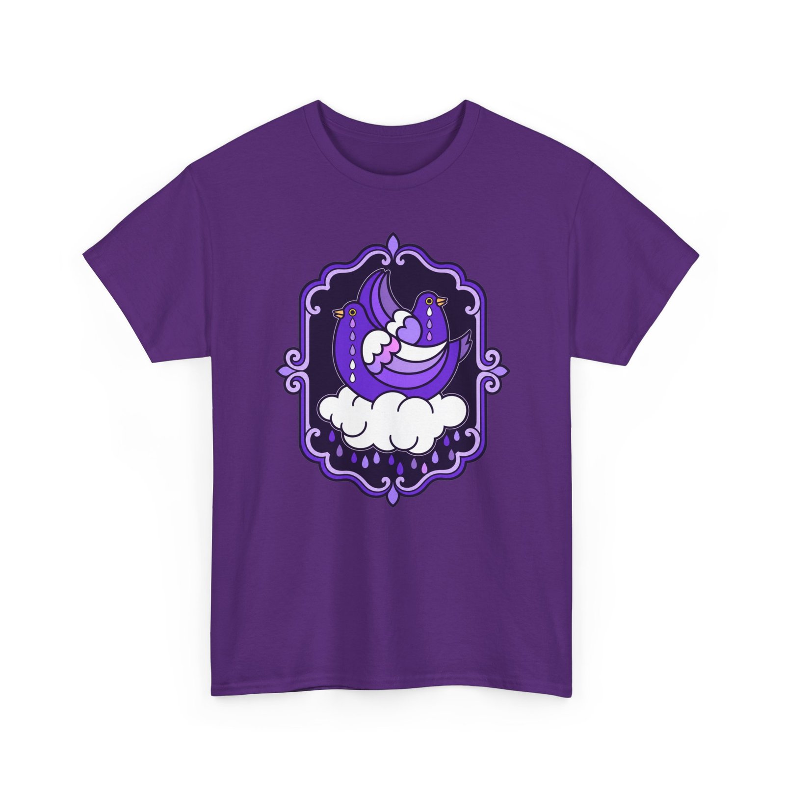 Purple Doves Crying – Unisex T-Shirt – Some Feelings Need No Explanation - Image 27