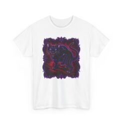 Hissing Black Cat – Unisex T-Shirt – Fierce, Feline and Full of Attitude - Image 25