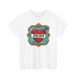 Retro Mom Heart - Unisex T-Shirt – Classic Ink, Eternal Love