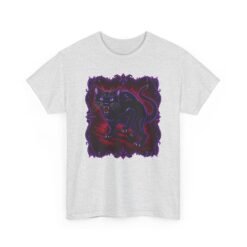 Hissing Black Cat – Unisex T-Shirt – Fierce, Feline and Full of Attitude - Image 27
