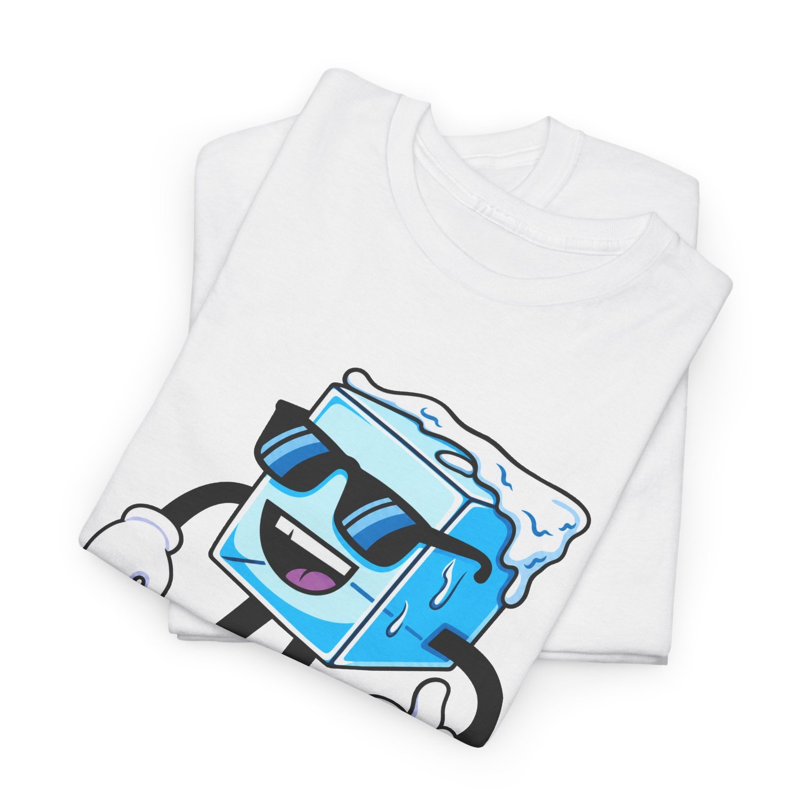 Too Cool Walking Ice Cube - Unisex T-Shirt – Funny Stay Frosty and Chill Pun - Image 10