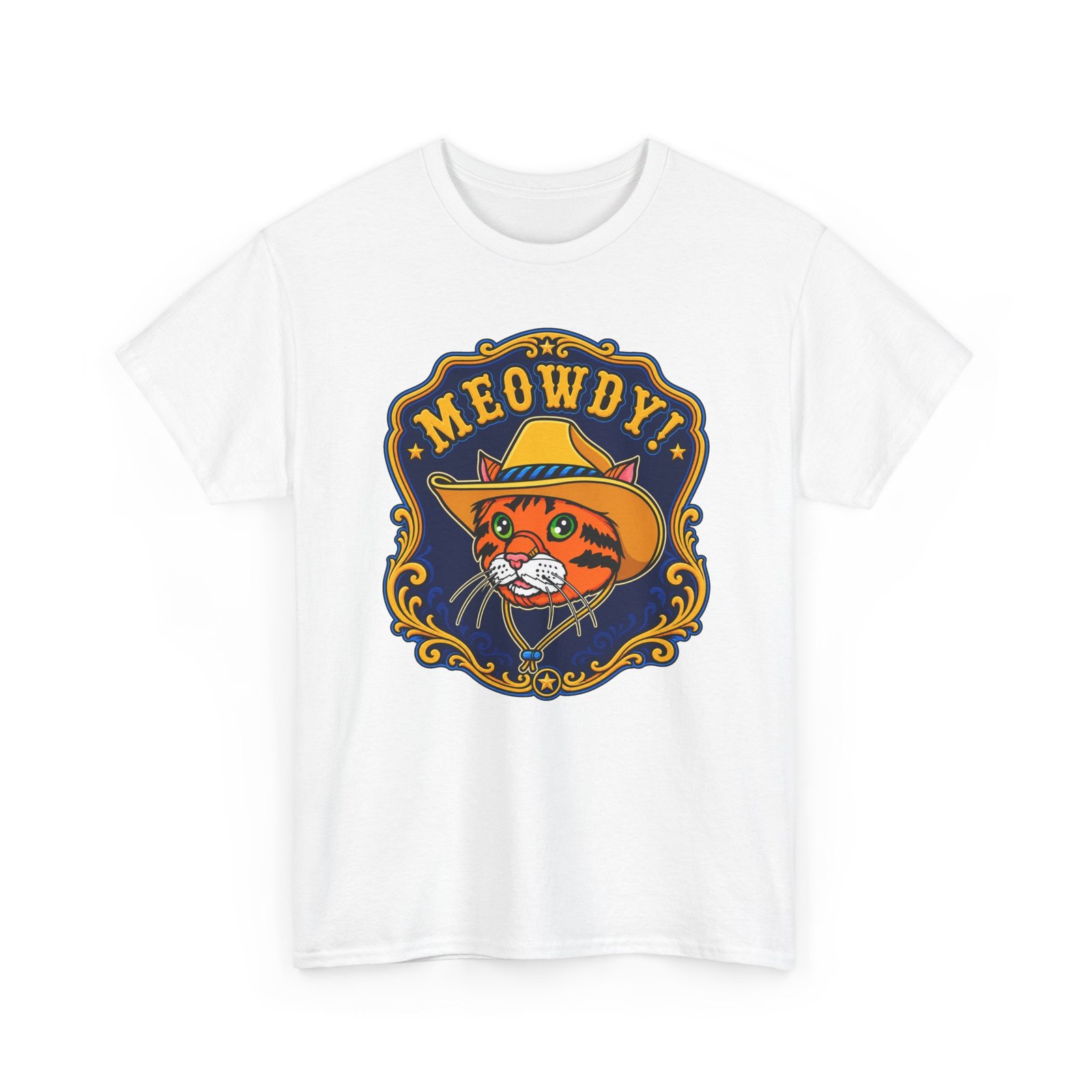 Meowdy! Cowboy Cat - Unisex T-Shirt – Howdy, Purrtner - Image 19