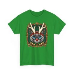 Rudolph the Reindeer Cat Unisex T-Shirt – Purr-fectly Festive Feline Fun - Image 14