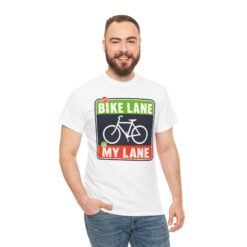 Alternative view of The Bike Lane Is My Lane – Unisex T-Shirt – Ride With Pride