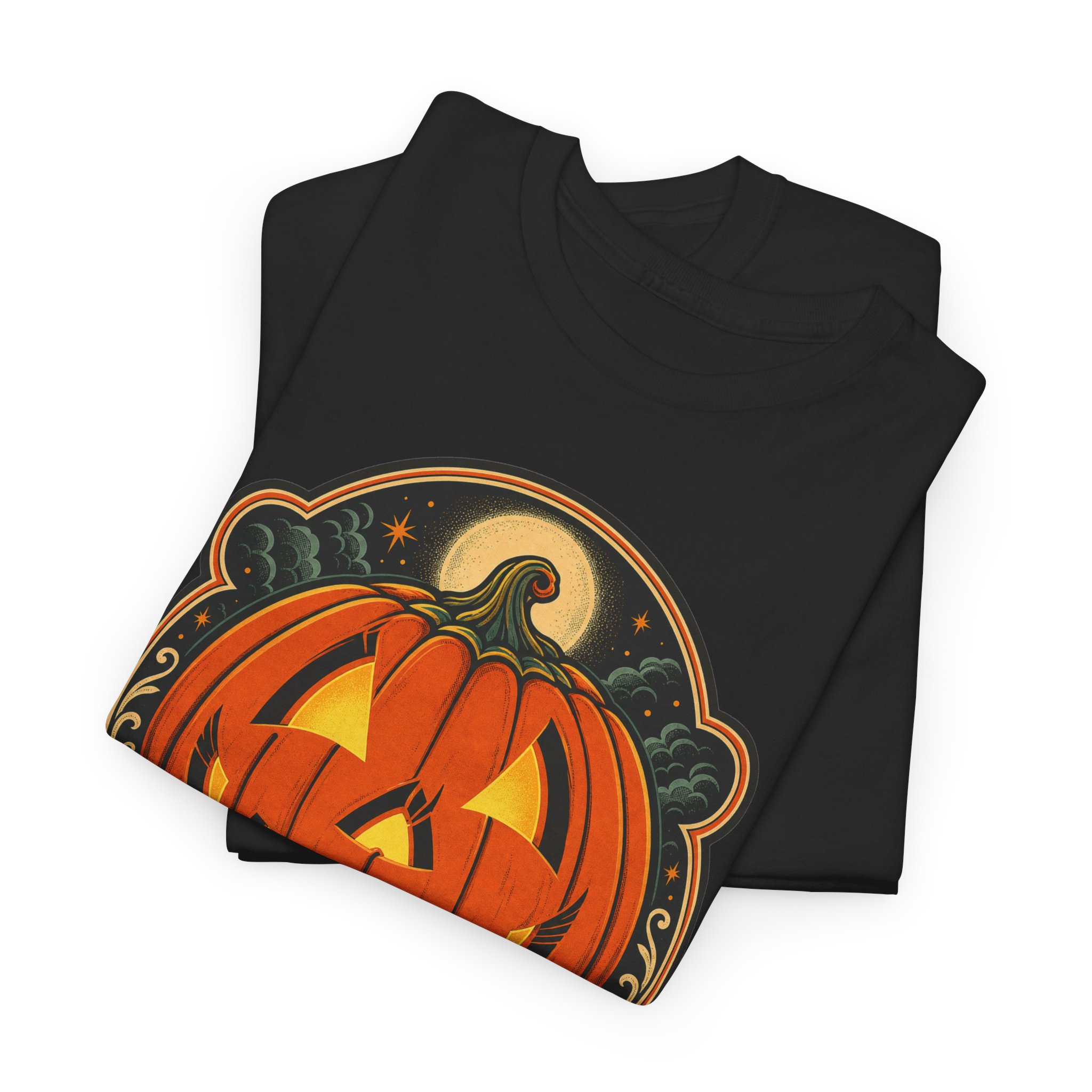 Jack O’ Lantern – Unisex T-Shirt – Light Up the Night - Image 3