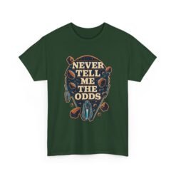 Never Tell Me the Odds – Unisex T-Shirt – Funny Sci-Fi Asteroid Field - Image 11