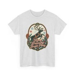 Flying Branchy Jingle Pony - Unisex T-Shirt – Reindeer Ridiculousness - Image 10
