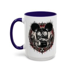 Gas Mask Mouse - Color Accent Mug – Sip with a Side of Strange - Image 14