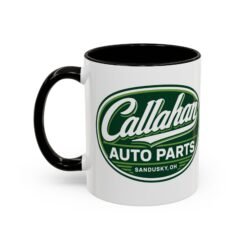 Callahan Auto Parts – Color Accent Mug – Sandusky’s Finest Coffee Fuel - Image 5