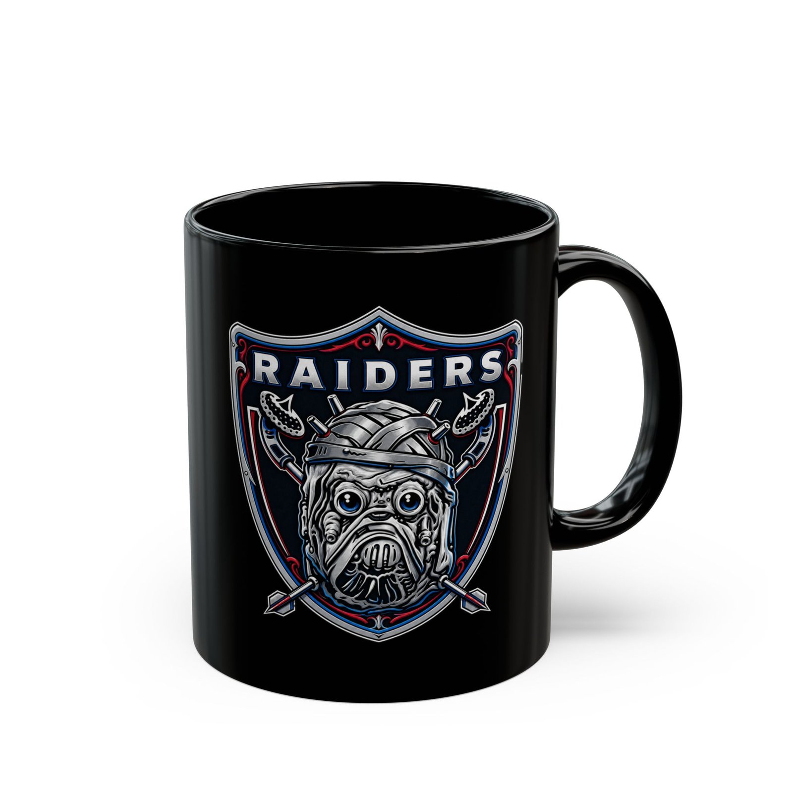 Tusken “Raiders” – Black Mug – Intergalactic Grit, Silver & Black Style