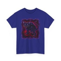 Hissing Black Cat – Unisex T-Shirt – Fierce, Feline and Full of Attitude - Image 23