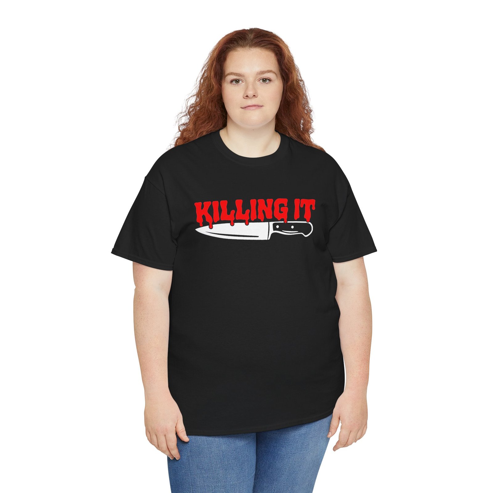Killing It - Unisex T-Shirt – Funny Bloody Horror and Dark Humor - Image 10