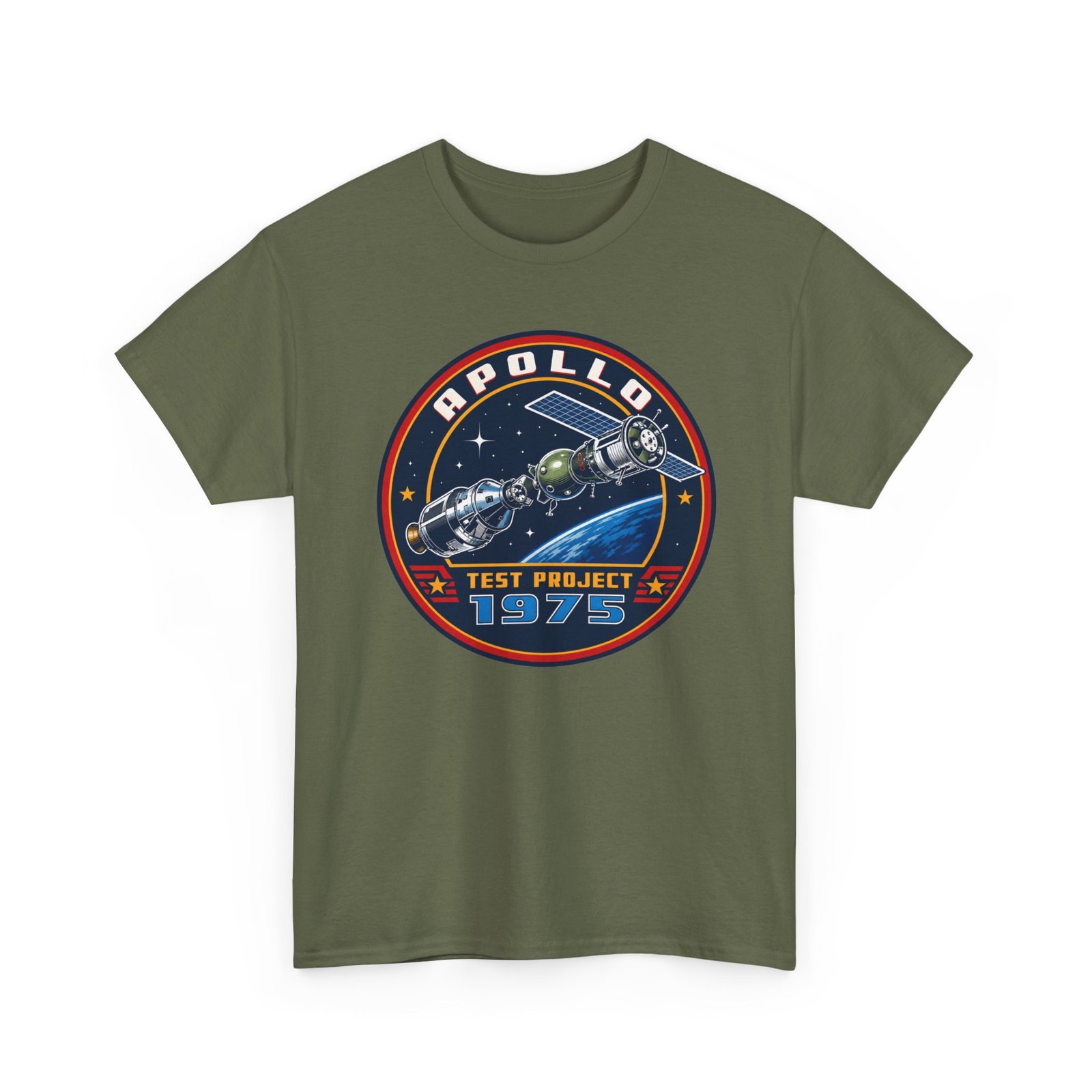 Apollo–Soyuz Test Project 1975 – Unisex T-Shirt – The Handshake in Space - Image 15