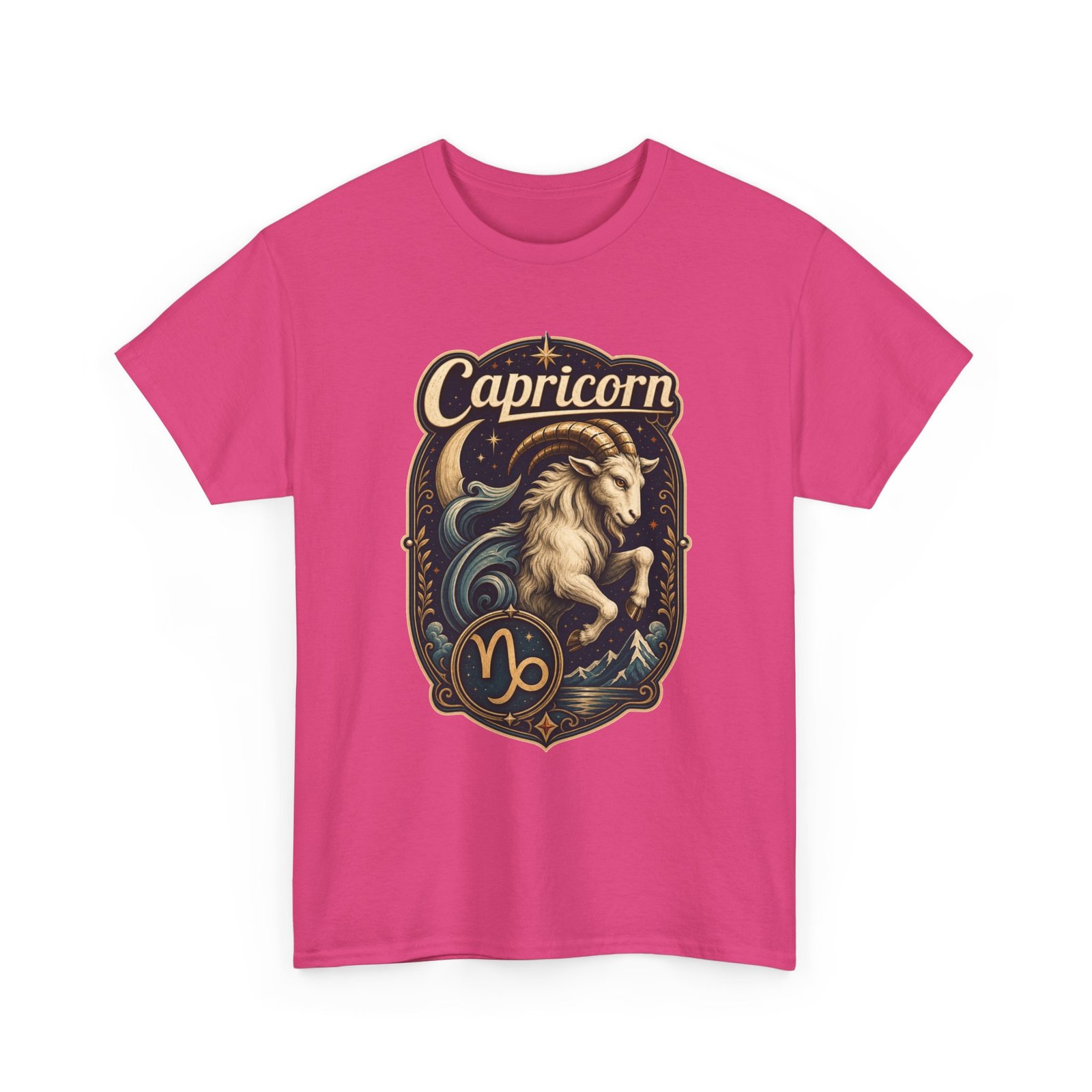 Capricorn Zodiac - Unisex T-Shirt – Sea-Goat, Astrology and Earth Sign - Image 19