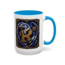 House of Eagle – Accent Color Mug – Wizarding School Wisdom in Every Sip - Image 15
