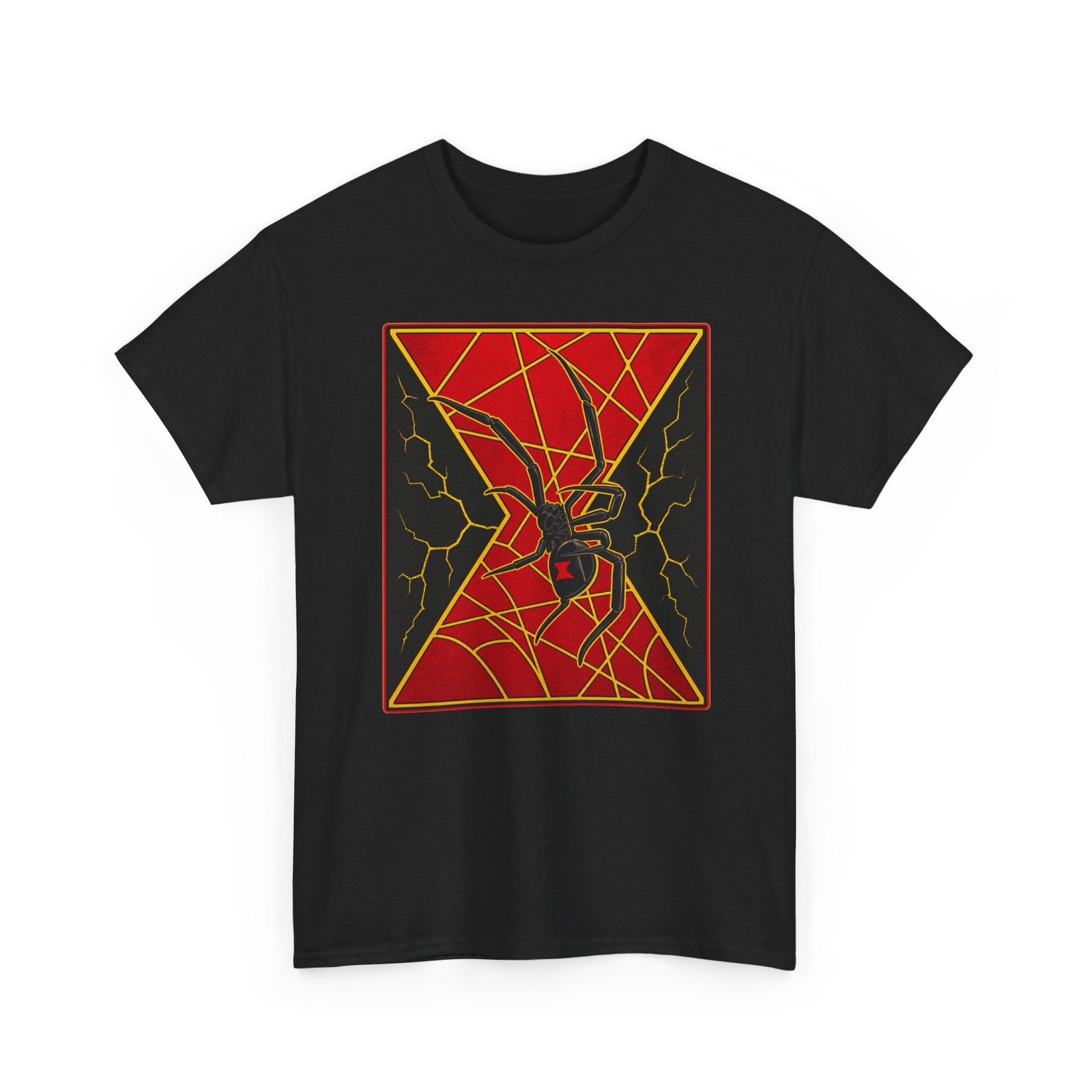 Black Widow – Unisex T-Shirt – Deadly Icon, Comic Book Style
