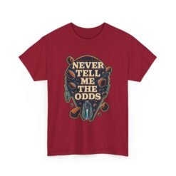 Never Tell Me the Odds – Unisex T-Shirt – Funny Sci-Fi Asteroid Field - Image 16