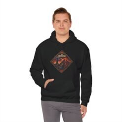 Mount Doom and Eye of Sauron – Unisex Hoodie – Welcome to Mordor - Image 8