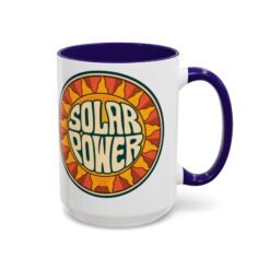 Solar Power – Color Accent Mug – Renewable Morning Energy - Image 27