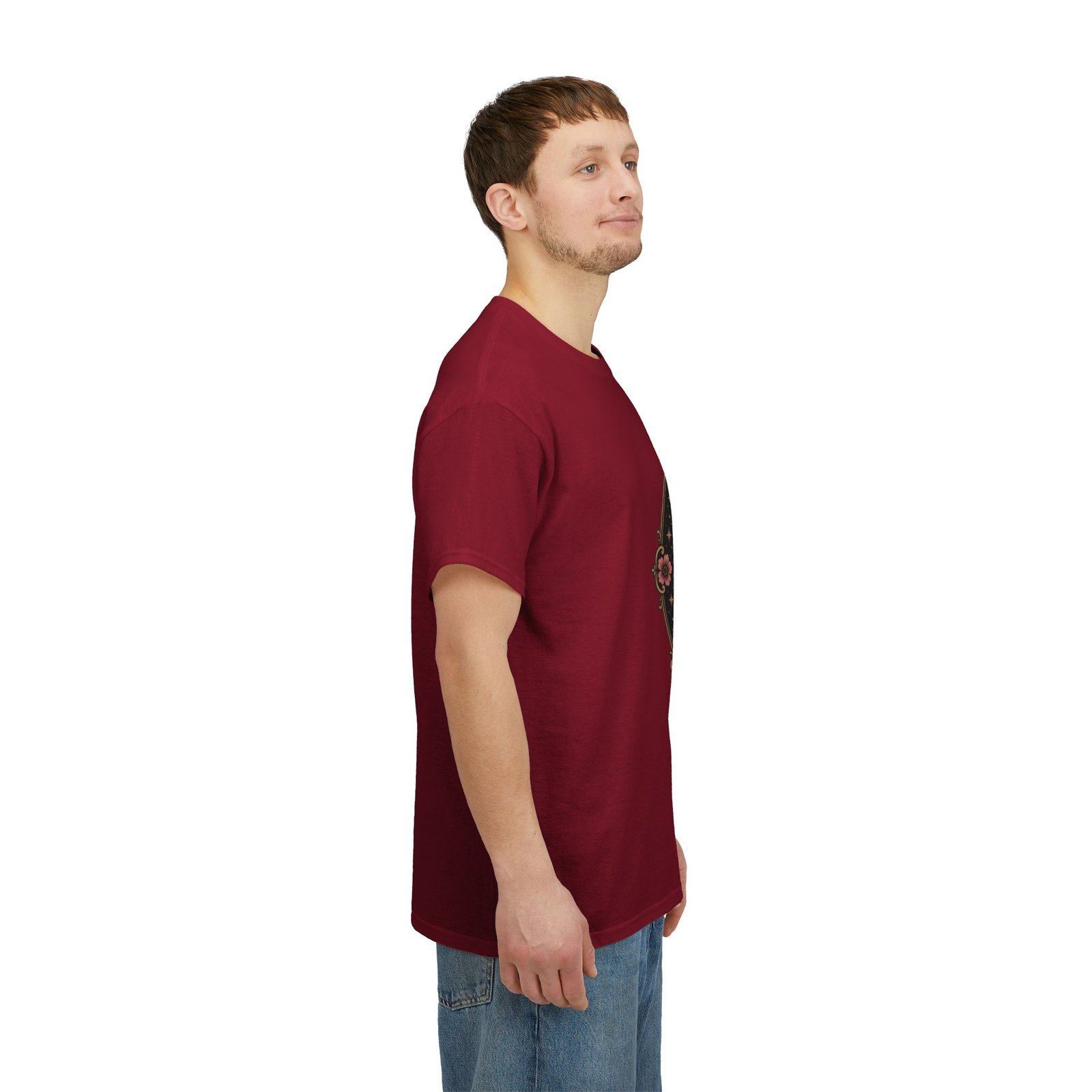 Enchanted Rose - Unisex T-Shirt – Timeless Beauty, Captured in Glass - Image 14