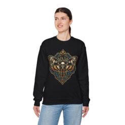 Death's-Head Moth - Unisex Sweatshirt – Dark Elegance - Image 8