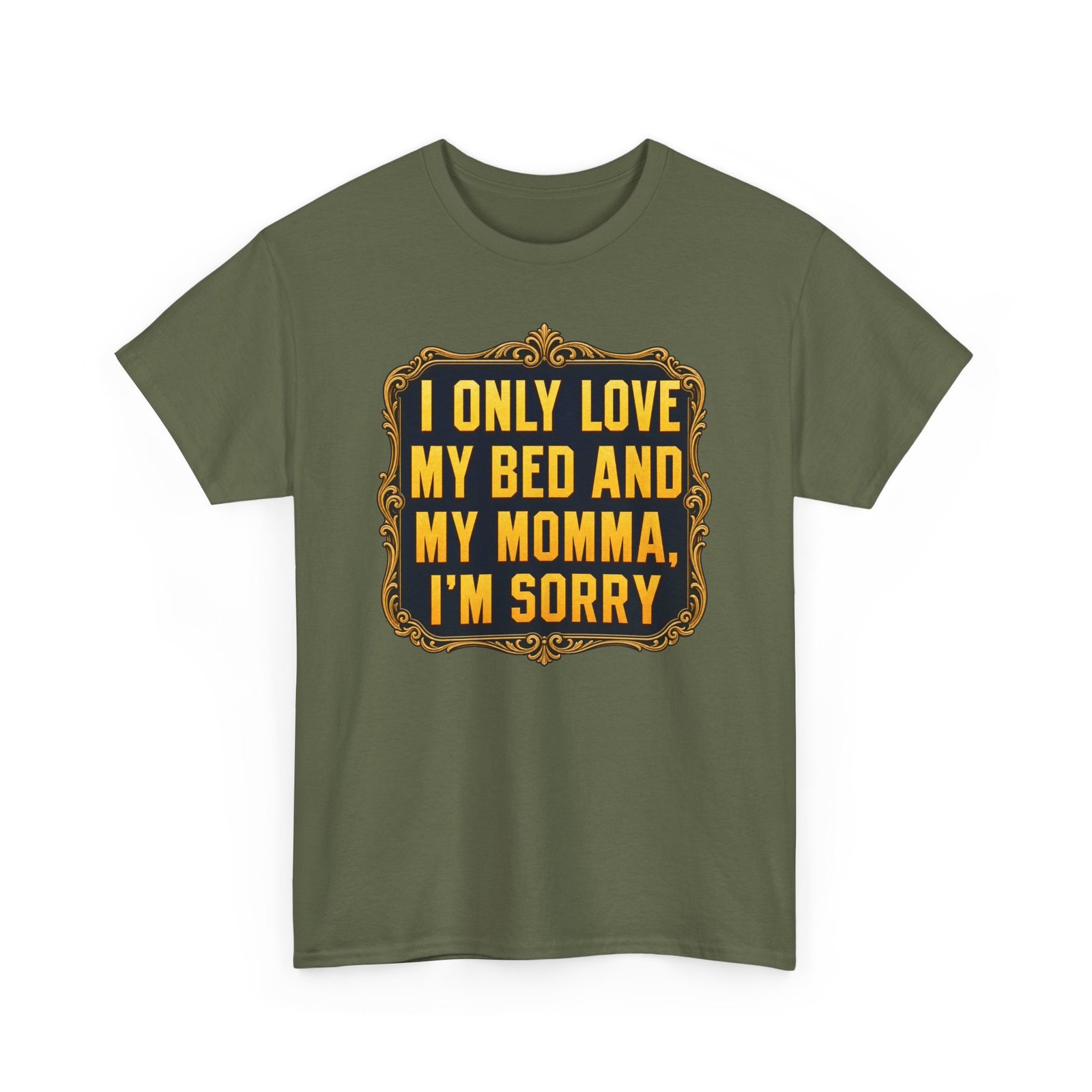 My Bed and My Momma – Unisex T-Shirt – Funny Hip-Hop Lyric Quote - Image 13