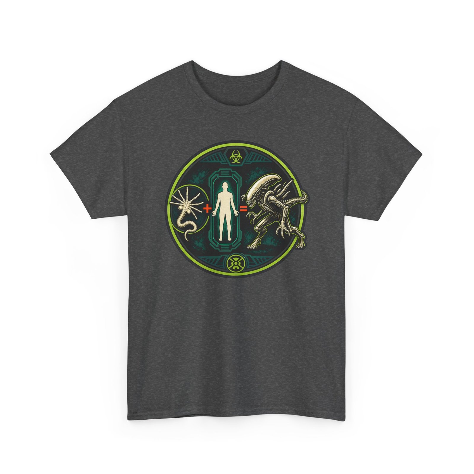 Alien Math – Unisex T-Shirt – Facehugger + Human = Xenomorph - Image 15