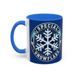 Special Snowflake – Color Accent 11oz or 15oz Mug – Uniquely Caffeinated