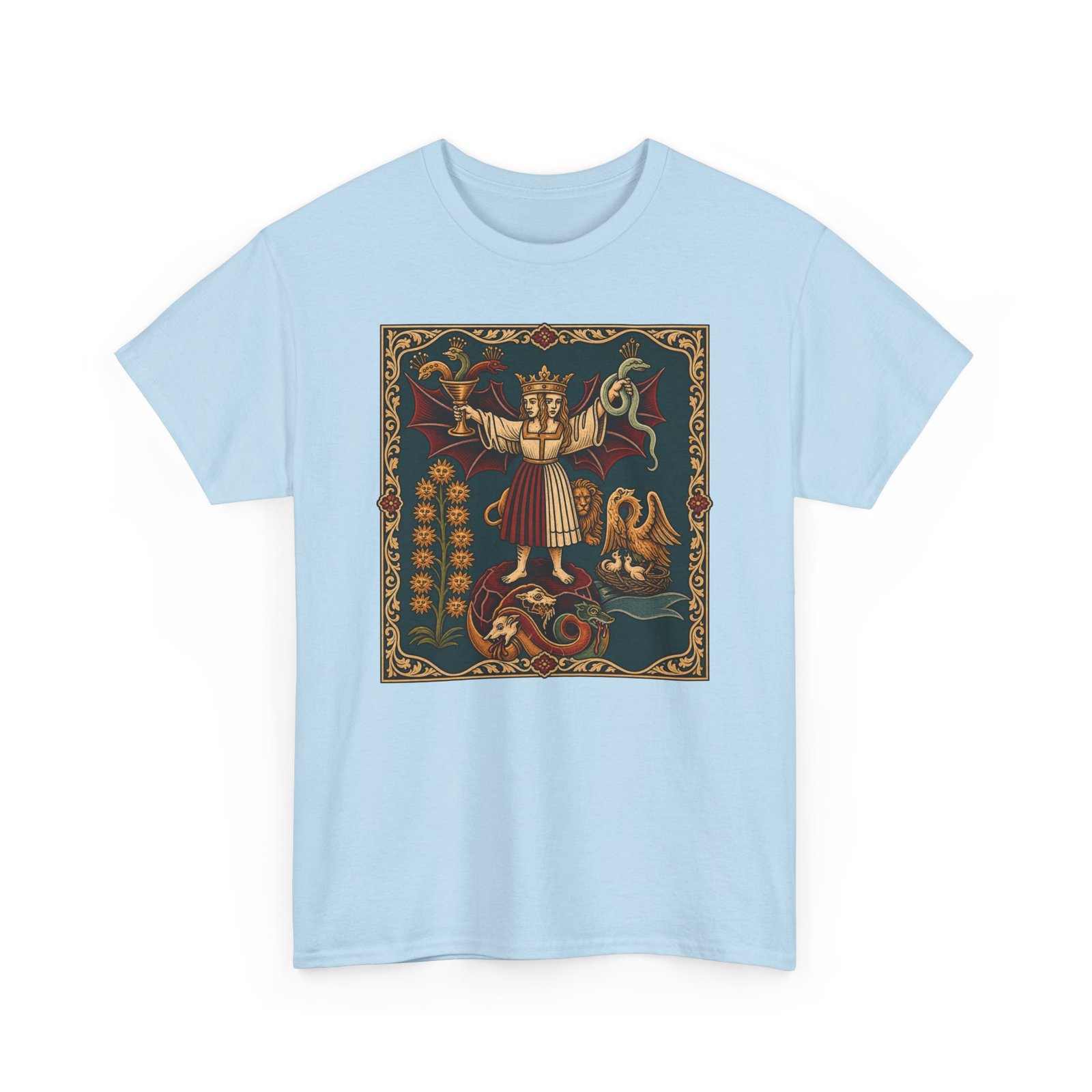 Medieval Alchemy – Unisex T-Shirt – Ancient Symbols & Arcane Knowledge - Image 17