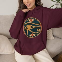 Eye of Horus - Unisex Hoodie – Ancient Egyptian Symbol and Mythology Sweatshirt - Image 6
