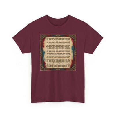 All Work No Play – Unisex T-Shirt – The Shining-Inspired Typewriter Horror