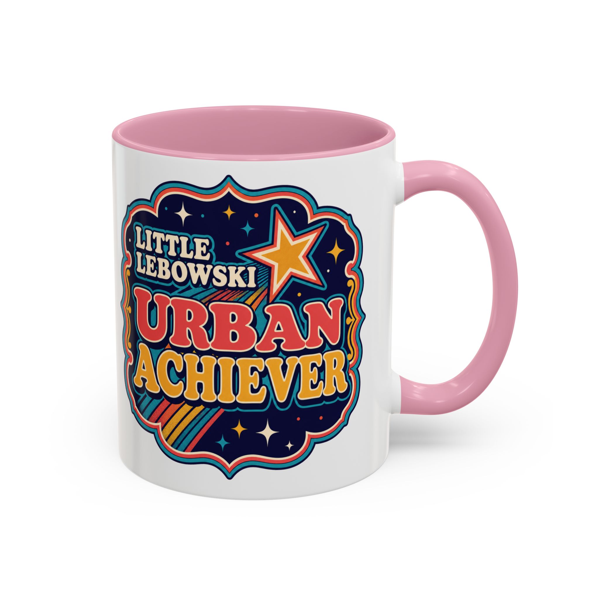 Little Lebowski Urban Achiever – Accent Color Mug – Modest Goals, Strong Coffee - Image 19