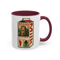 Missing Bigfoot – Color Accent 11oz or 15oz Mug – Have You Seen This Sasquatch? - Image 5