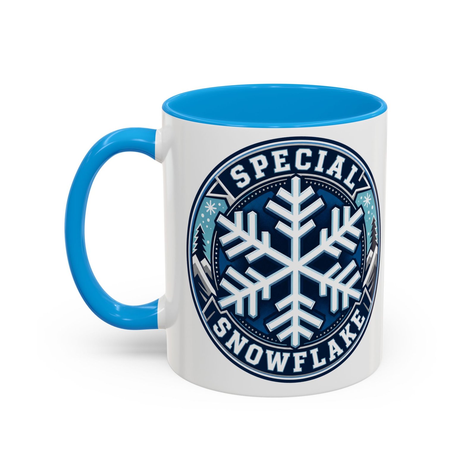 Special Snowflake – Color Accent Mug – Uniquely Caffeinated - Image 8