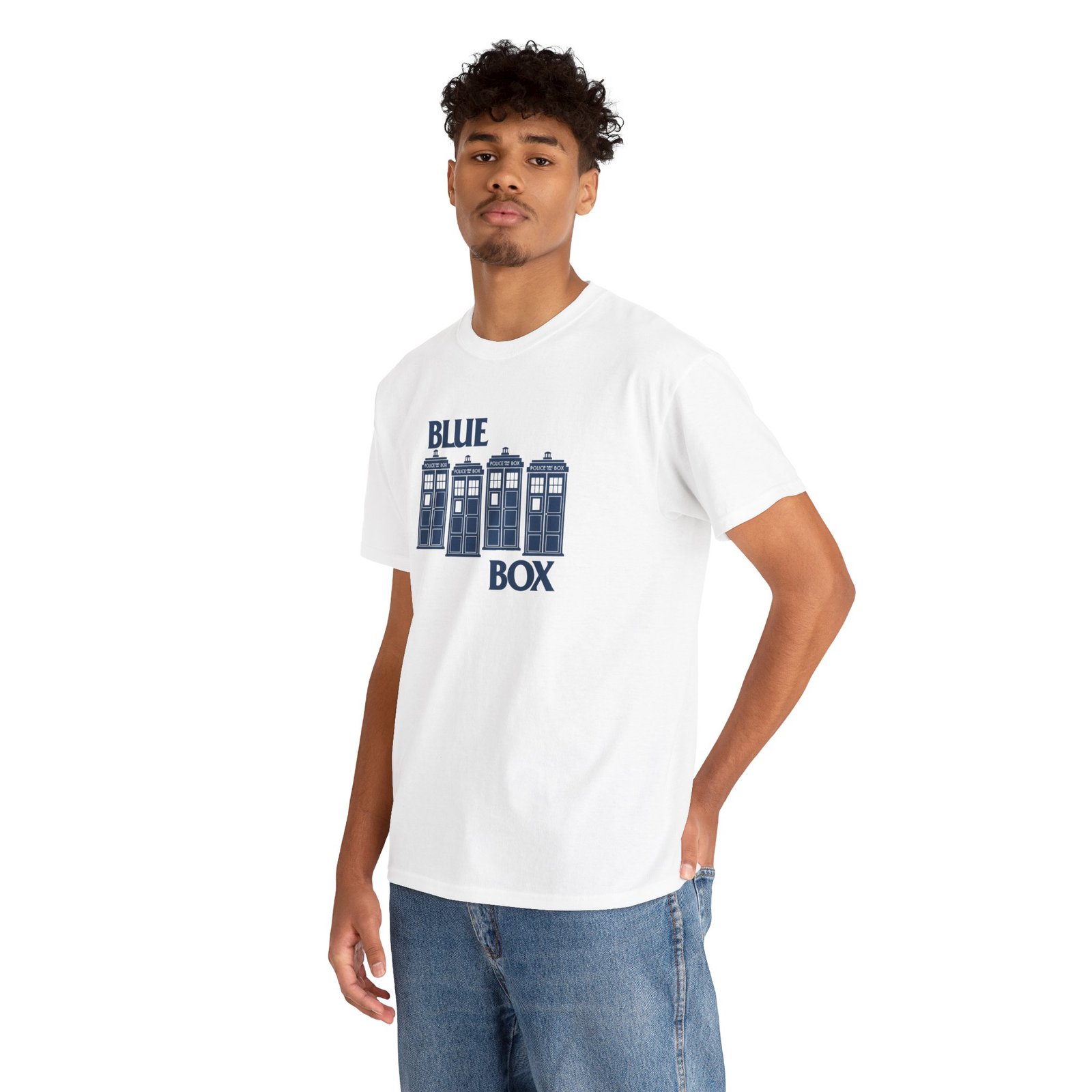 Blue Box – Unisex T-Shirt – Timey-Wimey Punk Rock - Image 14