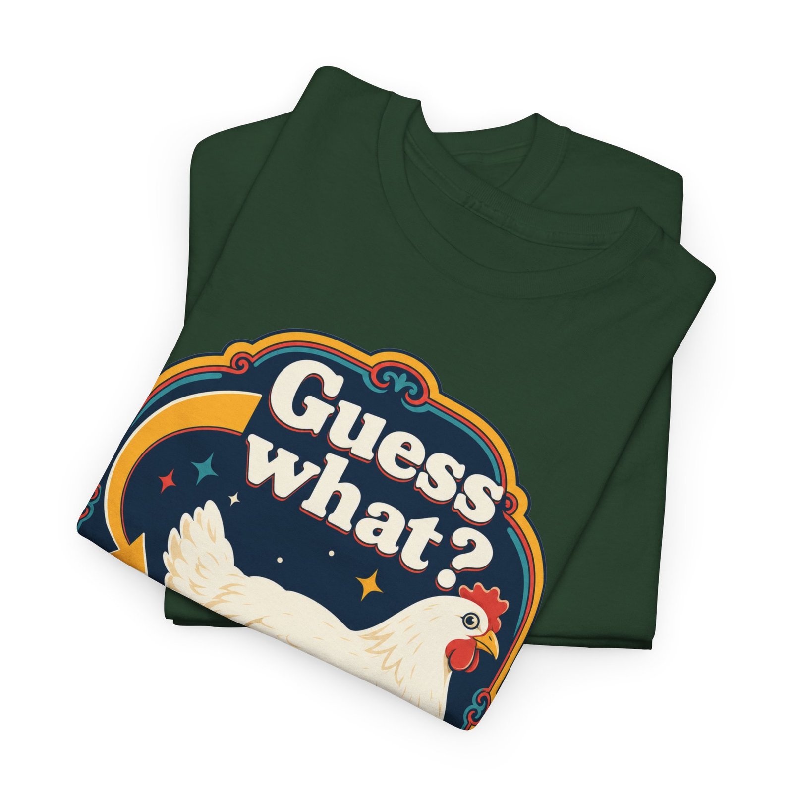 Guess What? Chicken Butt – Unisex T-Shirt – Classic Chicken Punchline - Image 3