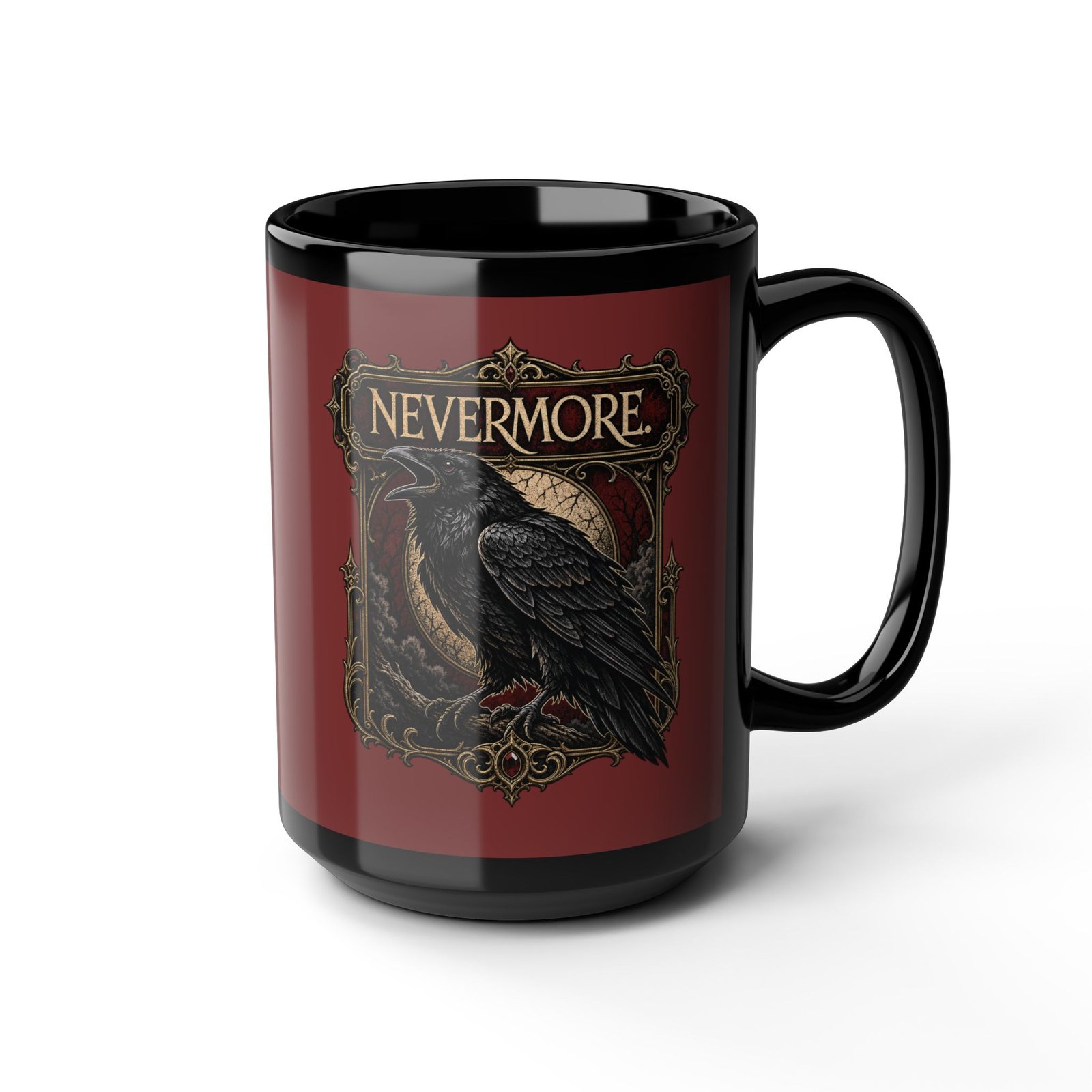 Nevermore - Black Mug – Sip with a Touch of the Macabre - Image 9